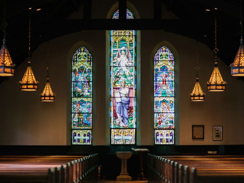 Church Interior Grey