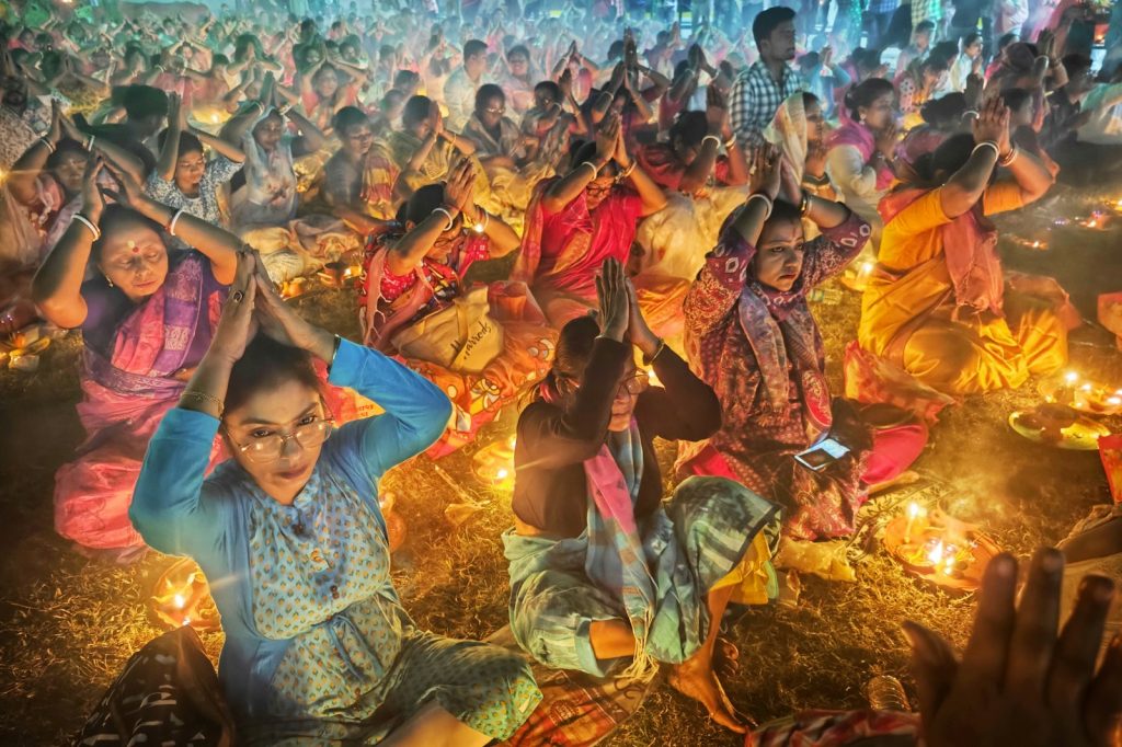 Crowd Praying