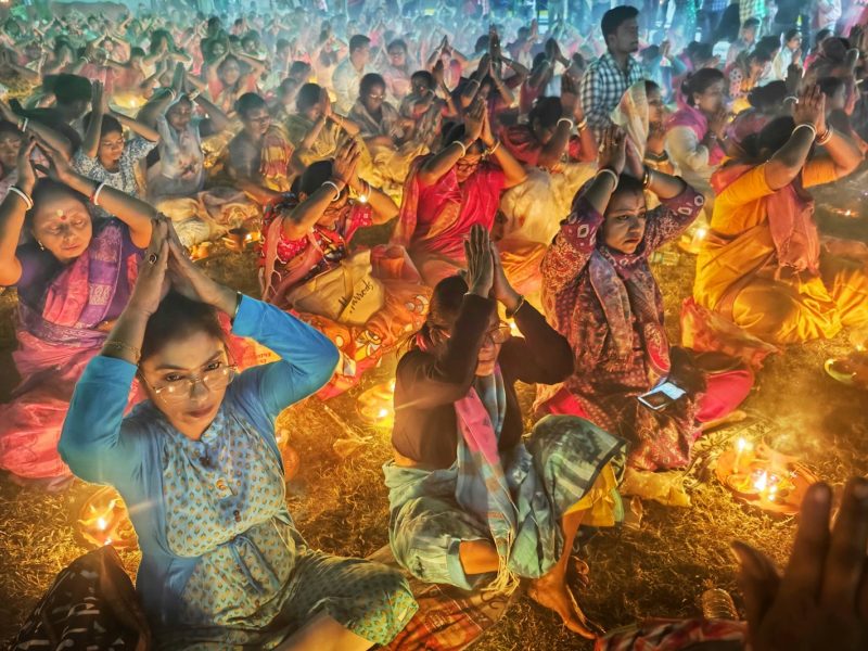 Crowd Praying